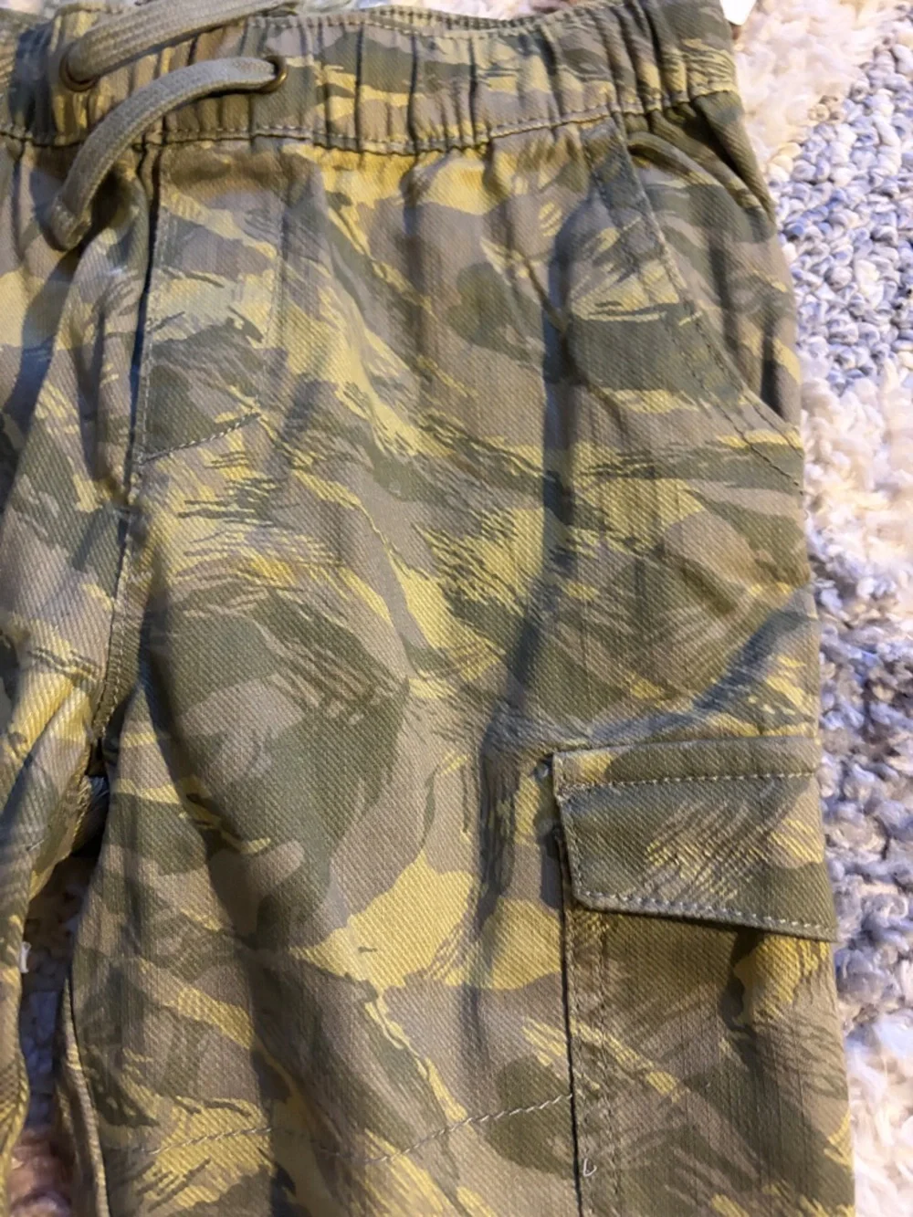 Carter's Olive Camo Jogger Pants for Kids